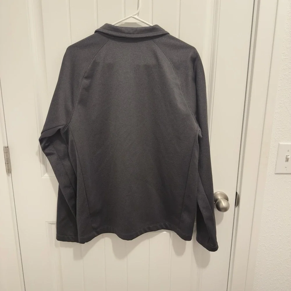 The North Face Men's Full Zip Lightweight Softshell Dark Gray Jacket Size Medium